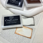 Ink pad (black and brown)