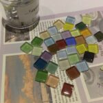 Mini colored tiles