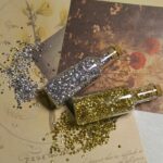Gold and silver small diamonds