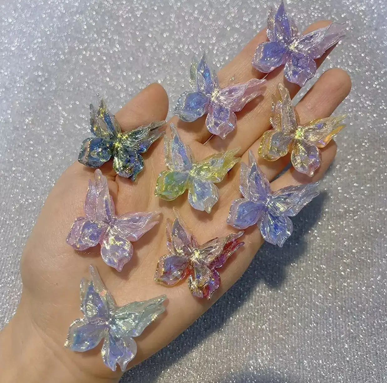 Colorful butterflies (9 pieces)