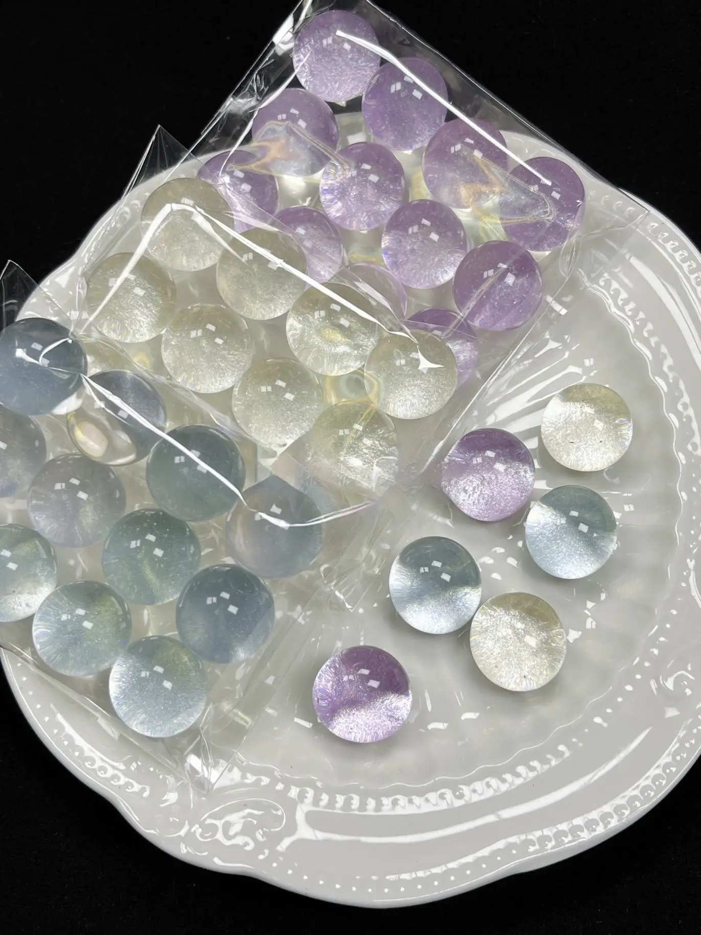 Tri-color 3D Beads (12 per pack)